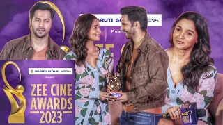 Zee cine awards 2023 announcements with alia Bhatt with Varun Dhawan full uncut video