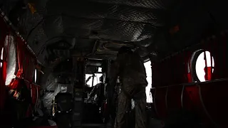 US Army Aviation CH-47 Chinook Pilots: Royalty Free Stock Military Footage