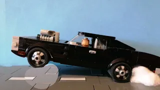 Lego The Fast and the Furious Dodge Charger and Toyota Supra #lego #fastfurious #stopmotion