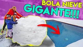 LA BOLA DE NIEVE MAS GRANDE DENTRO DEL AGUA!!!ItarteVlogs