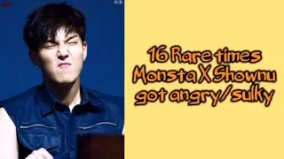 16 Rare times Monsta X Shownu got angry/sulky