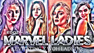 Marvel Ladies - Levitating X Woh Ladki Jo || Marvel Girls || Edit