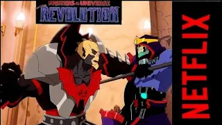 Skeletor vs Hordak Final Fight Scene He Man Masters of the Universe Revolution Netflix