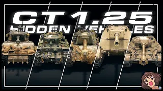 𝗖𝗧 𝟭.𝟮𝟱 - 𝗛𝗶𝗱𝗱𝗲𝗻 𝗩𝗲𝗵𝗶𝗰𝗹𝗲𝘀 --- BP14 Vehicles, Crusher, Vz. 58 || World of Tanks
