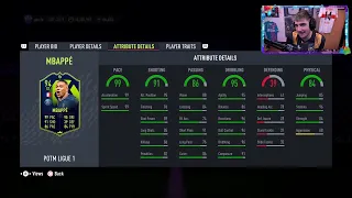 Danny Aarons reacts to POTM Mbappe SBC