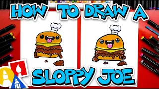 How To Draw A Funny Cartoon Sloppy Joe