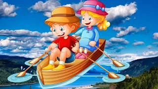 Row Row Row Your Boat Fun | Nursery Rhymes | Music For Toddlers