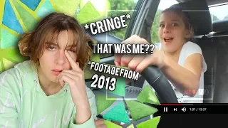 REACTING TO MY FIRST VIDEO ON YOUTUBE... (I was 13)