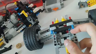 третья часть постройки машины из #LEGO Technic