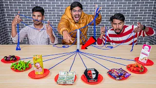 ₹100000 Pull The String Challenge | रस्सी खेंचो और जीतो इनाम | Looser Will Eat Jolochip🥵