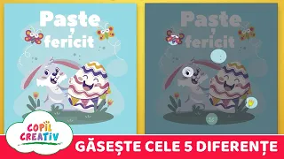 #4- Găsește 5 DIFERENȚE în imagini | ⭐ PAȘTE ⭐ | Copil Creativ