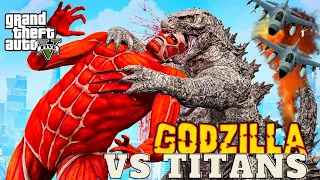 LAST BATTLE OF THE TITANS vs GODZILLA!!!