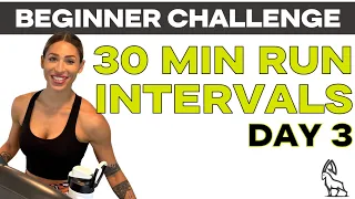 30 Min Run Intervals! | Day 3 of 7 of the New Year Beginner Challenge!