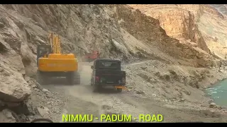 NIMMU PADUM ROAD  VISUALS AS OF NOWADAYS