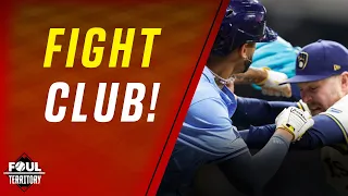 Fight Club! Brewers & Rays come to Blows! | Foul Territory