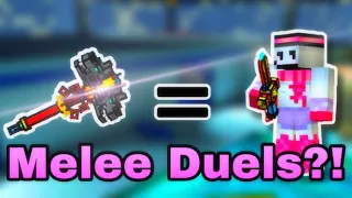 Playing Duels But With Melee Only! | Pixel Gun 3D
