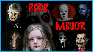 Películas de Terror de PEOR a MEJOR