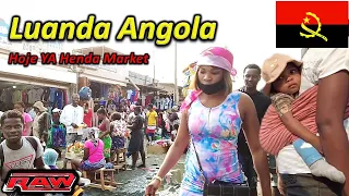 Angola Travel Luanda Hoje Ya Henda Market Raw Gritty Street Vlog