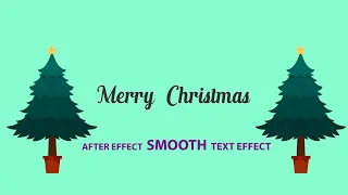 Text Animation | After Effects Tutorial | No Third Party Plugin | Merry Christmas