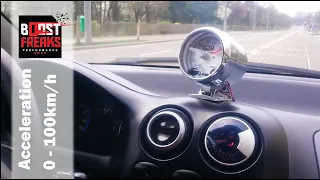 Turbo Matiz: 0-100 km/h test @ 0.9 bar (105 HP)