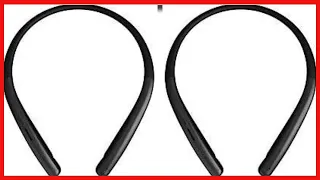 LG Tone Style HBS-SL6S Bluetooth Wireless Stereo Neckband Earbuds Tuned by Meridian Audio, Black