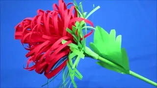 Fluffy Paper flower | How to make Easy Paper Flower | Paper Craft |@ChenbagaSamayal