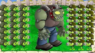 Snow Pea vs Gatling Pea vs Dr. Zomboss Epic Hack Plants vs Zombies