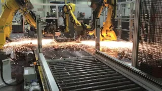 Automated Robotic Weld Grinding System in Action