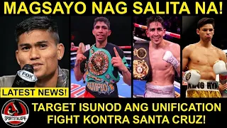 Magsayo: Nag SALITA kay Vargas! Santa Cruz TARGET isunod! | Ryan Garcia: PAPATULUGIN kita Davis