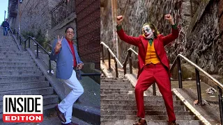 ‘Joker’ Fans Flock to Stairs From Dancing Scene