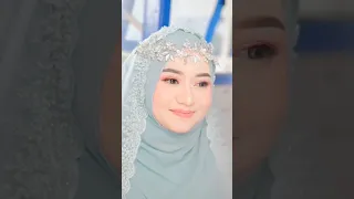 Alhamdulillah.. Indahnya make up syar'i tanpa bulu mata palsu dan cukur alis.. #cantik