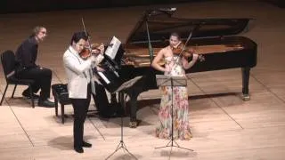Moszkowski Suite for Two Violins & Piano - 2nd mvt. | G. Schmidt, B. Hristova, V. Asuncion