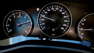2019 Mazda CX-30 Skyactiv-X 180HP A6 AWD - accelerations and engine sound
