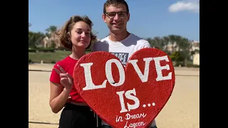 Love is… Dream Lagoon Aqua park resort Marsa Alam. Dream Vacation in Egypt.