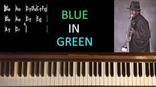 Blue in green - tutoriel au piano