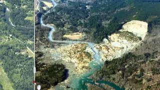 Before and After the Washington Mudslide