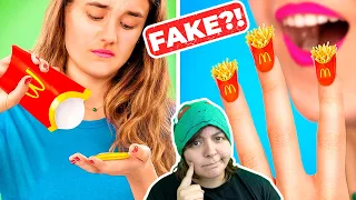 I Actually Try WEIRD Nail Art Hacks Debunking Troom Troom