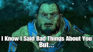 Captain Compliments/Apologises To Talion - Shadow Of War