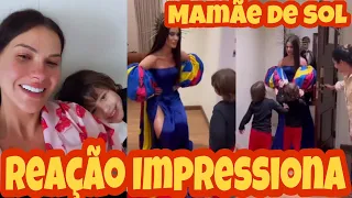 Andressa Suita mostra REAÇÃO de Gabriel e Samuel ao ver a mamãe FANTASIADA e IMPRESSIONA: Veja 👇🏻