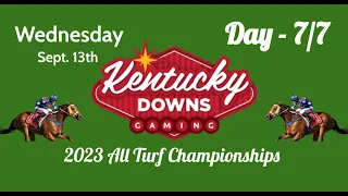 Kentucky Downs: Closing Day Superfecta Picks - Wednesday 9/13.