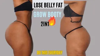 ONLY ONE EASY EXERCISES TO GROW BOOTY And Lose Belly Fat