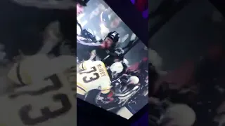 Andrew Peeke sucker punches Brad Marchand in the back of head, for the hit earlier