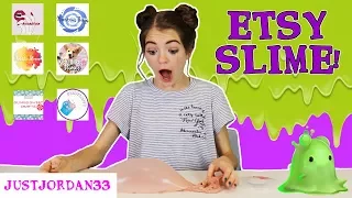 100% HONEST FAMOUS ETSY  SLIME SHOPS REVIEW /JustJordan33