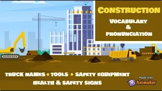 CONSTRUCTION/BUILDING Vocabulary/Pronunciation/Learn English/Improve vocabulary/Building Tool words/