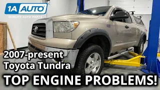 Top Common Engine Problems 2007-Present Toyota Tundra Truck