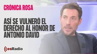 Crónica Rosa: Así se vulneró el derecho al honor de Antonio David