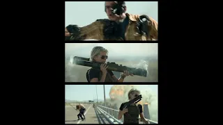 Terminator-Dark Fate  Sarah Connor VS Rev-9