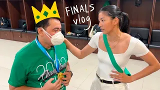 UAAP S85 Finals, Going in The Dugout & Interview with CRDJ 💚🏆