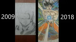 My Art Drawing Progress/Evolution Age  10-19 (2009/2018)