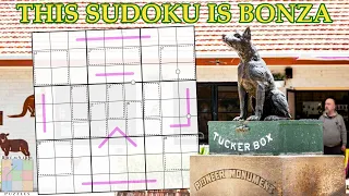 Sudoku under the bright blue sky.